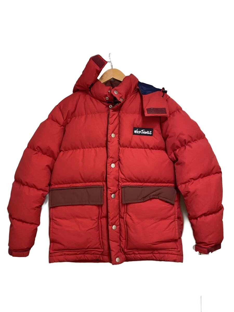 WILDTHINGS / ダウンジャケット/M/ナイロン/レッド/WT18201N