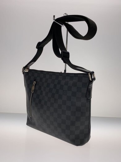 商品画像：1)ミックPM_ダミエ・グラフィット/PVC/ブラック 2