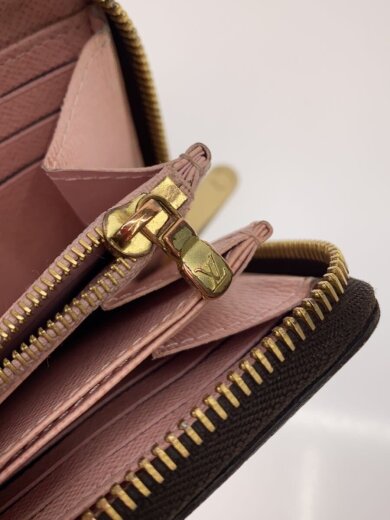 商品画像：2)ジッピー・ウォレット_モノグラム・キャンバス_ローズバレリーヌ/ビニール/ブラウン/レディース 7