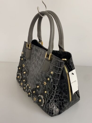 商品画像：ハンドバッグ/レザー/GRY 2