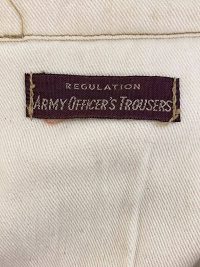 商品画像：ボトム/--/コットン/BEG/ARMY OFFICER`S TROUSERS 4