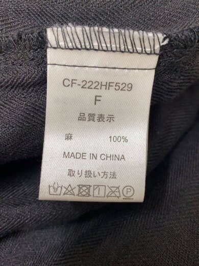商品画像：カーディガン(薄手)/FREE/リネン/BLK/無地/CF-222HF529 4