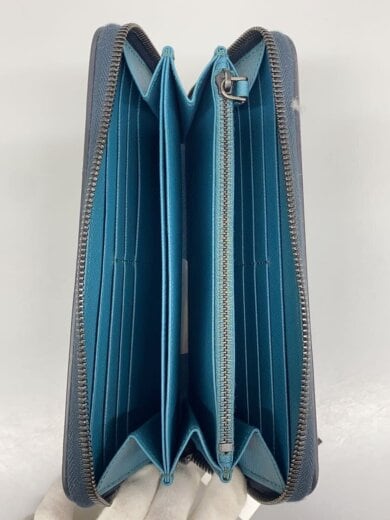 商品画像：長サイフ/牛革/NVY/無地/レディース 4