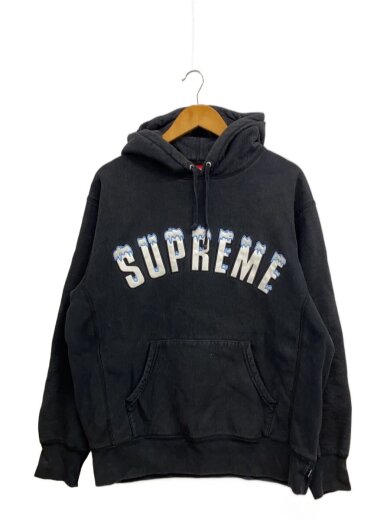 商品画像：icy arc hooded sweatshirt/M/コットン/ブラック/// 1