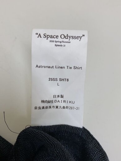 商品画像：長袖シャツ/L/レーヨン/BLK/astronaut linen tie shirt// 4