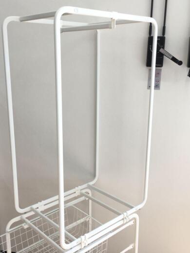 画像：IKEAイケア/3段ラック/アルゴート/衣装ケース/WHT5