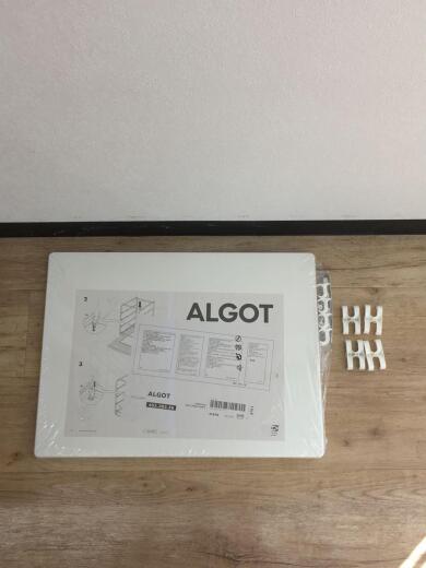 画像：IKEAイケア/3段ラック/アルゴート/衣装ケース/WHT7