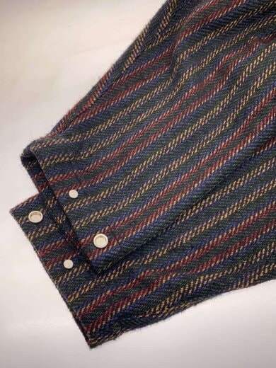 商品画像：カーディガン(厚手)/ウール/マルチカラー/ストライプ/f32420-sh15-ab/フエーティー 5