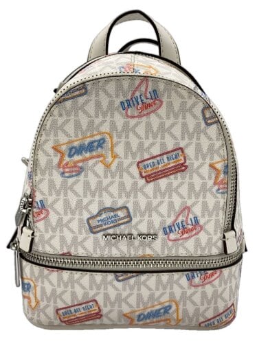 商品画像：リュック/レザー/WHT/総柄/35T5SRAB01// 1