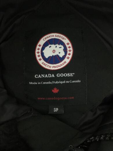 画像：CANADA GOOSEダウンジャケット/S/ポリエステル/BLK/無地/3438JM/99204000653