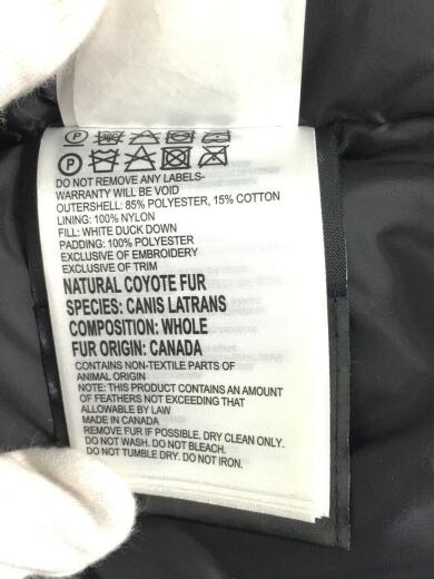 画像：CANADA GOOSEダウンジャケット/S/ポリエステル/BLK/無地/3438JM/99204000654