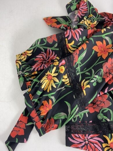 商品画像：長袖ワンピース/36/ポリエステル/BLK/19331388 6