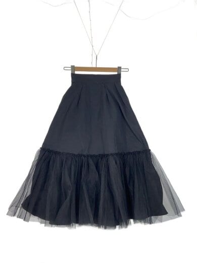 商品画像：ロングスカート/S/--/BLK/無地/iwa24aw-sk09 1