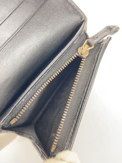 商品画像：2つ折り財布_GGマーモント_キルティング/レザー/BLK/レディース 5