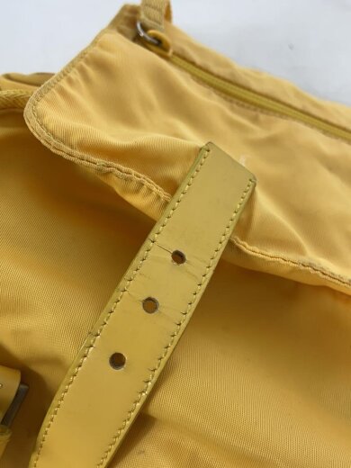 商品画像：ショルダーバッグ/ナイロン/YLW/内側破れ有 9