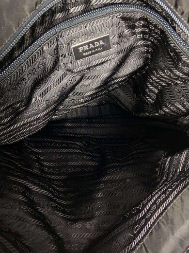 商品画像：ショルダーバッグ/ナイロン/BLK/金具劣化有/角スレ有 6