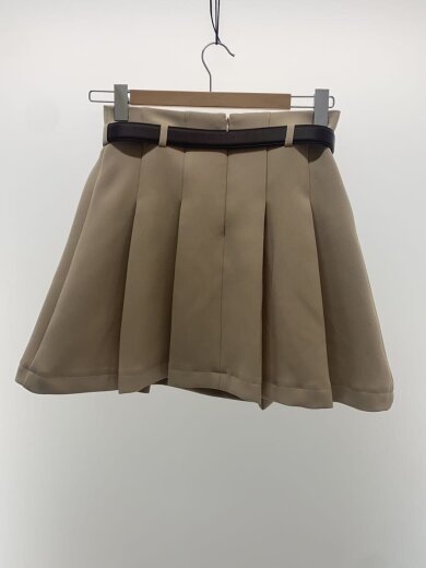 商品画像：スカート/1/ポリエステル/BEG/無地/SWFS261237 2