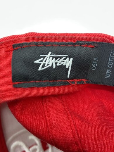 商品画像：キャップ/FREE/コットン/RED/無地/メンズ 5