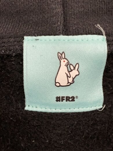 商品画像：ジップパーカー/M/コットン/BLK/プリント 3