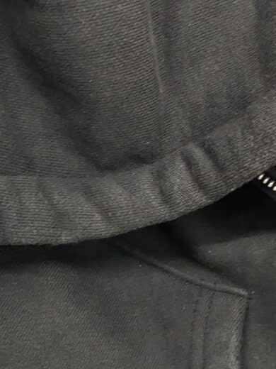 商品画像：ジップパーカー/M/コットン/BLK/プリント 7