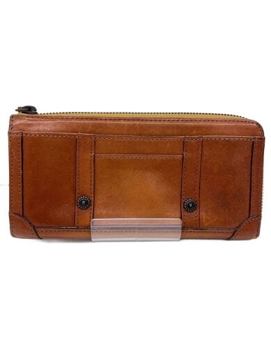 商品画像：長財布/レザー/BRW/無地/レディース 1