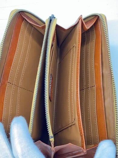 商品画像：長財布/レザー/BRW/無地/レディース 4