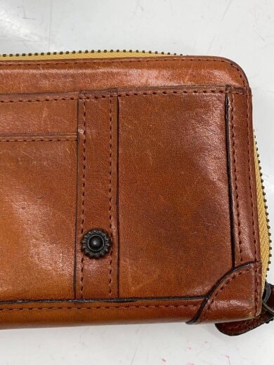 商品画像：長財布/レザー/BRW/無地/レディース 7