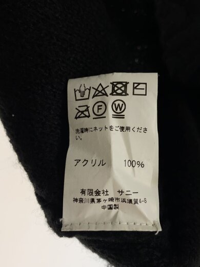 商品画像：カーディガン(厚手)/S/アクリル/BLK// 4