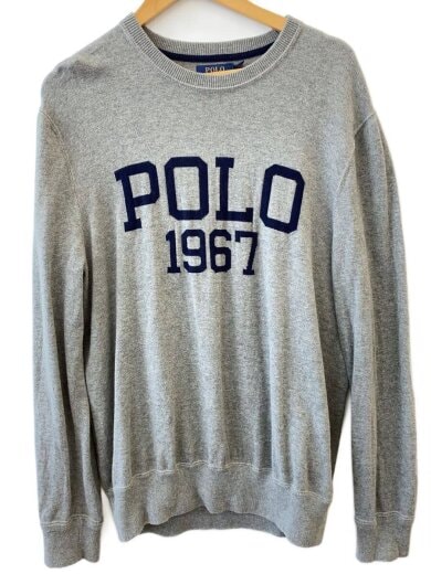 商品画像：ニット・セーター(薄手)/L/コットン/GRY// 1