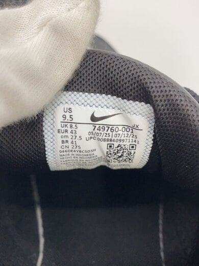 商品画像：AIR MAX COMMAND LEATHER/エアマックスコマンドレザー/ブラック/749760-001/27. 5