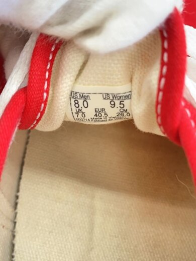 商品画像：ローカットスニーカー/26cm/RED/キャンバス/500714 5