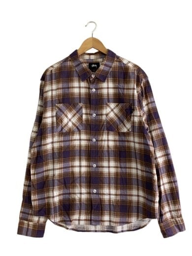 商品画像：プリントフランネルシャツ/XL/コットン/PUP/チェック 1