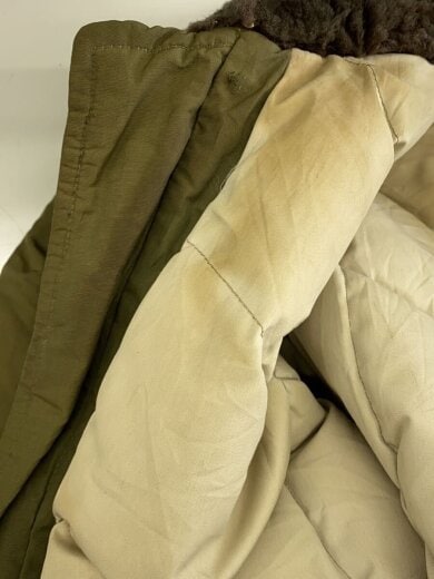 商品画像：50S/ノースウインド/ダウンジャケット/XL/日の出タグ/KHK/襟破れ/全体的汚れ有 8