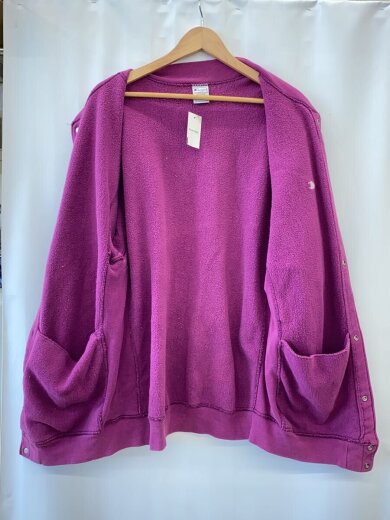 商品画像：刺繍タグ/スウェットカーディガン/REVERSE WEAVE/XL/コットン/PUP/袖シミ 3