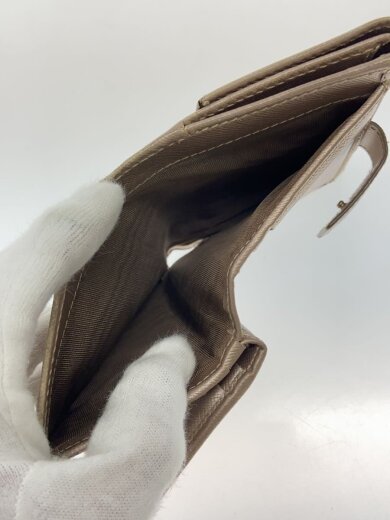 商品画像：3つ折り財布/--/BEG/無地/レディース 6