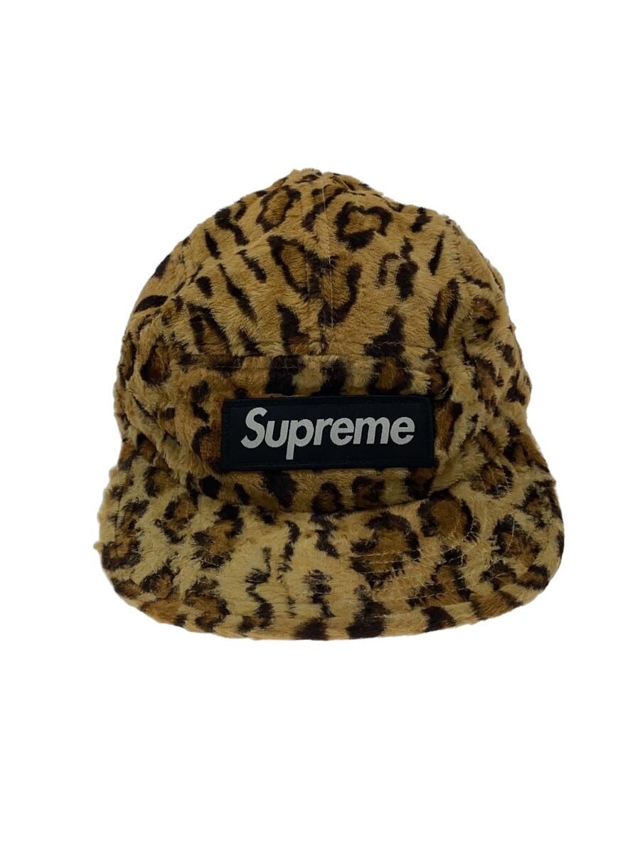 Supreme × GOOD ENOUGH / Crushed Rayon Camp Cap/S/レーヨン/ブラウン/レオパード/メンズ