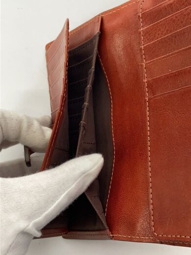 商品画像：カード札入れ/長財布/レザー/BRW/レディース 6