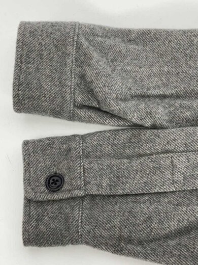 商品画像：長袖シャツ/S/カシミア/GRY/無地/WOSIT044 5