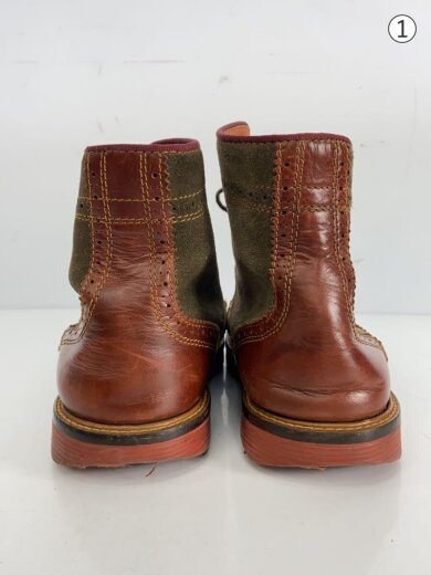 商品画像：レースアップブーツ/26.5cm/BRW/D0021 7