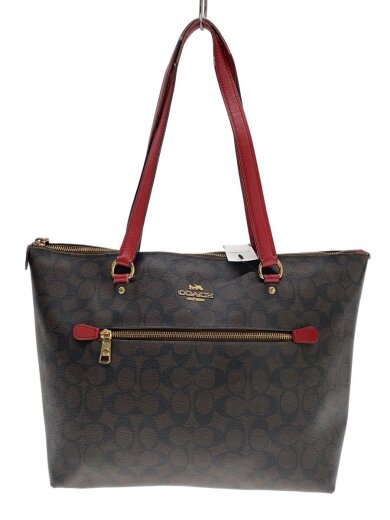 商品画像：ギャラリートート_シグネチャー_レッドレザー/--/BRW 1