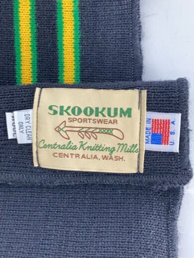 商品画像：マフラー/ウール/BLK/メンズ 2