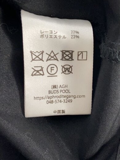 商品画像：長袖シャツ/L/レーヨン/BLK 4