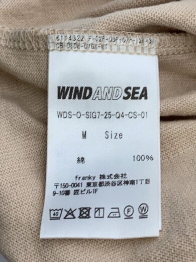 商品画像：Tシャツ/M/コットン/BEG/WDS-O-SIG7-25-Q4-CS-01 4