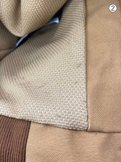 商品画像：ジップパーカー/M/コットン/CML/無地/J131-BRN 7