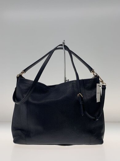 商品画像：ショルダーバッグ/レザー/NVY// 3