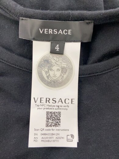 商品画像：長袖Tシャツ/4/コットン/BLK/AUU01007 A232741 3