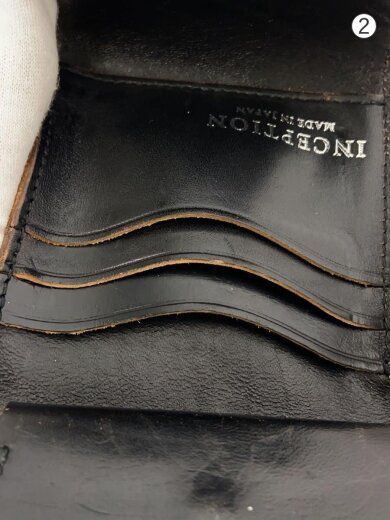 商品画像：3つ折り財布/レザー/BLK/メンズ 8