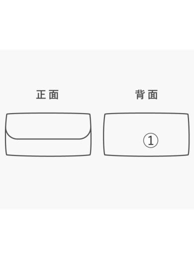 商品画像：3つ折り財布/レザー/BLK/メンズ 9