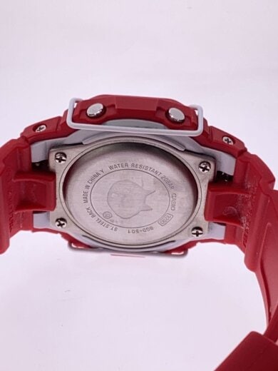 商品画像：クォーツ腕時計/デジタル/ラバー/RED/RED/BGD-501 3