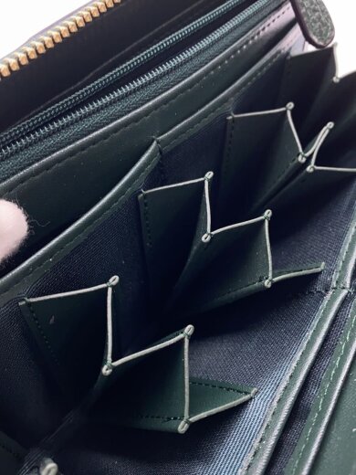 商品画像：長財布/レザー/GRN/メンズ 6